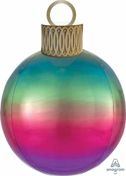 Rainbow Ombre Orbz Balloon Ornament Kit