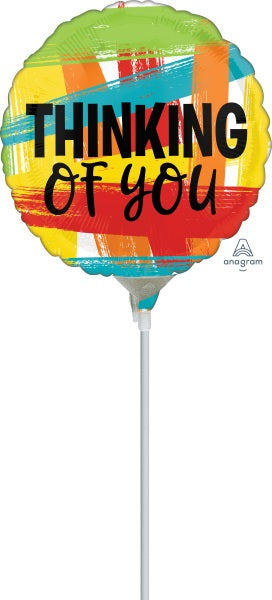 Thinking of You 9-Inch Round Foil Balloon