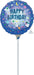 Happy Birthday Outer Space Holographic Foil Balloon, 9 Inch