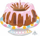 18-Inch Bundt Cake Shaped Foil Birthday Balloon