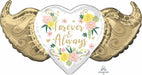 Forever & Always 39" Jumbo Foil Balloon