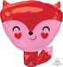 Foxy 18-Inch Fox-Shaped Foil Balloon