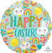 Happy Easter Icons 18" Foil Balloon
