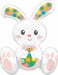 20-Inch Sitting Easter Bunny Foil Balloon