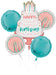 Happy Cake Day Birthday Foil Balloon Bouquet