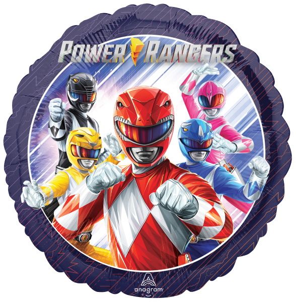 Power Rangers 18-Inch Round Foil Balloon