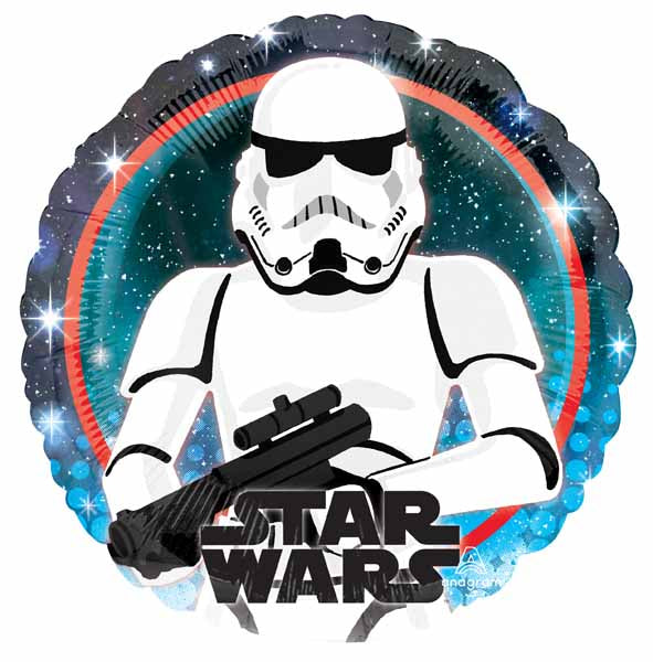 Star Wars Stormtrooper 18-Inch Round Foil Balloon