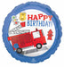 First Responder Happy Birthday 18-Inch Round Foil Balloon