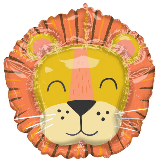 Get Wild Lion's Head 28-Inch Foil Balloon