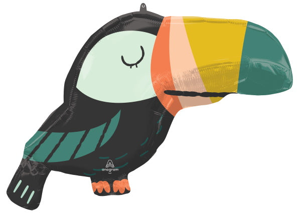 Get Wild Toucan Shaped Foil Balloon