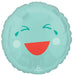 Green Smiles 18-Inch Round Foil Balloon