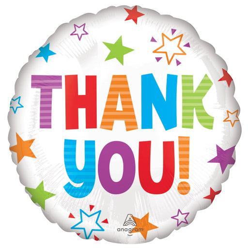 Thank You 18 Inch Round Foil Balloon