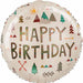 Wilderness Happy Birthday 18-Inch Round Foil Balloon