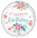 Free Spirit Birthday 18-Inch Round Foil Balloon