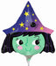 Halloween Witch Mini Shape Foil Balloon