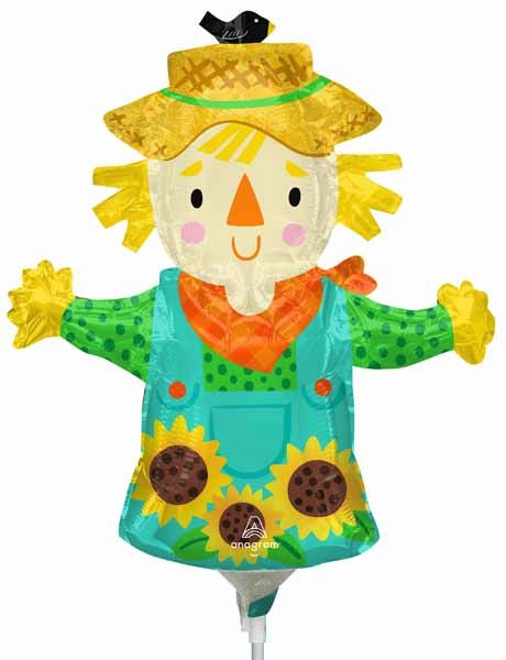 Fall Scarecrow Mini Shape Foil Balloon