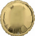 18-Inch White Gold Round Foil Balloon