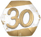 Golden Age 30 Foil Multi-Balloon Birthday Decoration