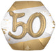 Golden Age 50th Birthday Foil Multi-Balloon
