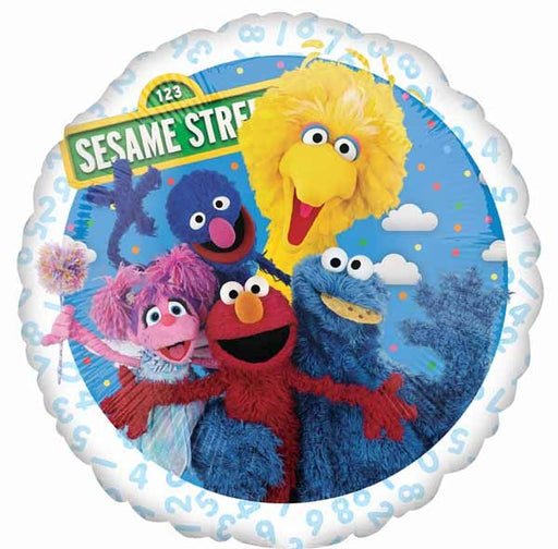 Sesame Street 18" Round Foil Balloon