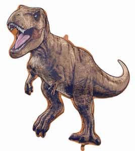 Jurassic World T-Rex Shaped Foil Balloon, 31 Inch