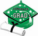 True to School Green 25-Inch Graduation Foil Balloon
