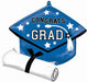 True to School Blue 25" Graduation Foil Balloon