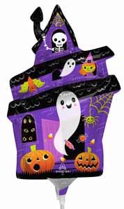 Halloween Haunted House Mini Shape Foil Balloon