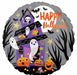 Halloween Haunted House 18-Inch Round Foil Balloon