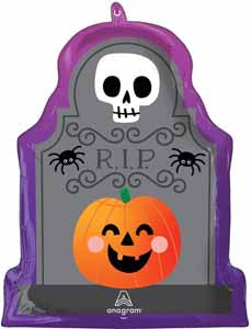 Fun Spooky Tombstone 18" Halloween Foil Balloon