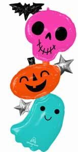 Halloween Characters 53-Inch Foil Balloon