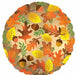 Fall Leaves 18-Inch Round Foil Balloon