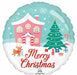 Christmas Wonderland 18 Inch Round Foil Balloon