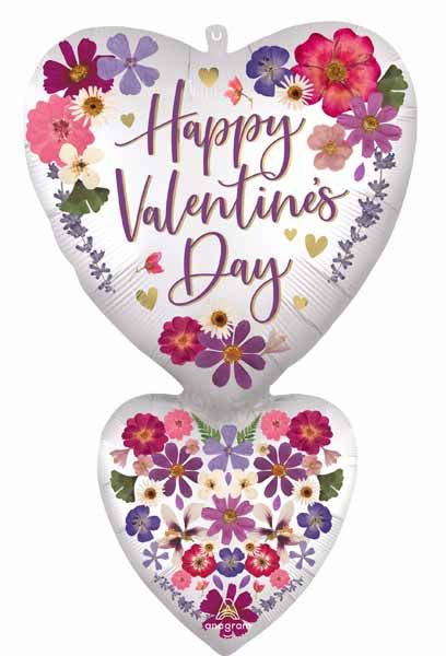 HVD PRESSED FLOWERS 31" SHAPE SL P35 PKG