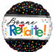 Bonne Retraite 18-Inch Round Foil Balloon