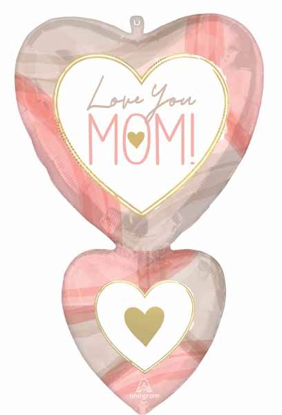 Cutout Collage Mom 31-Inch Shaped Foil Balloon