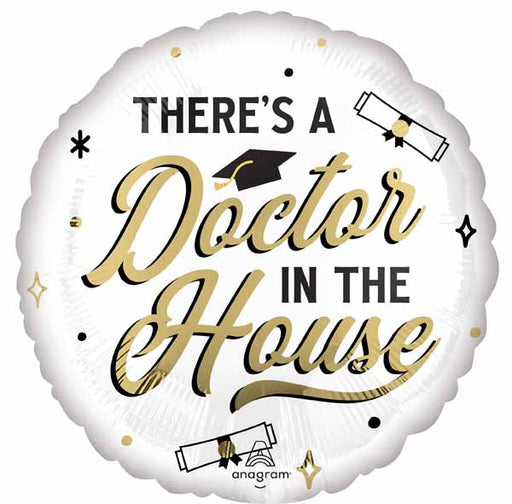 Doctor in the House 18" Round Foil Balloon