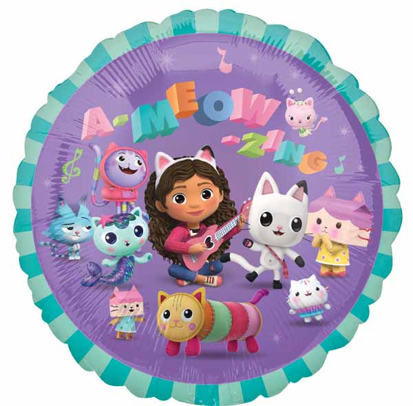 Gabby's Dollhouse 18" Round Foil Balloon