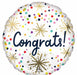 Confetti Congrats 18" Round Foil Balloon