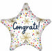 Jumbo Confetti Congrats Foil Balloon
