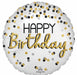 BLK SILVER GOLD HBD JUMBO RND P32 PKG