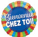 Bienvenue Chez Toi Jumbo French Welcome Home Foil Balloon