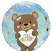 Feel Better Bear 18 Inch Round Foil Balloon