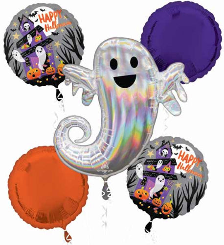 Halloween Haunted House Foil Balloon Bouquet