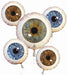 Creepy Eyeballs Halloween Foil Balloon Bouquet