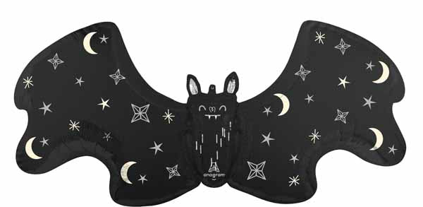 Satin Bat Attack 40-Inch Halloween Foil Balloon