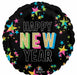 New Year Glow 18-Inch Round Foil Balloon