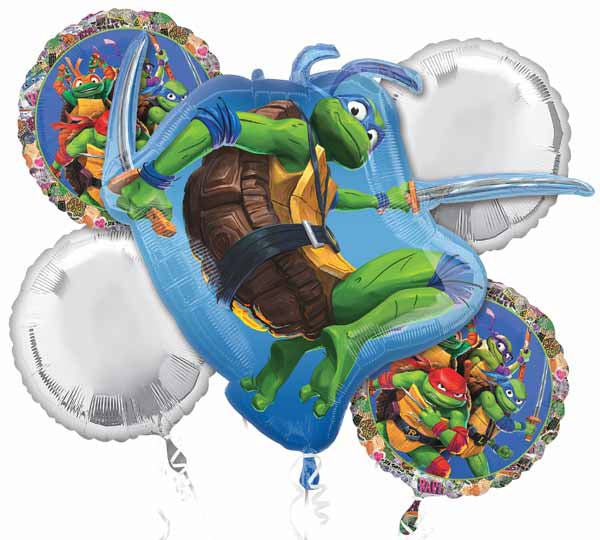 Teenage Mutant Ninja Turtles: Mutant Mayhem Foil Balloon Bouquet