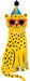 Party Animal Leopard 45-Inch Foil Balloon