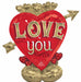 Just My Type Love U 46-Inch AirLoonz Foil Balloon